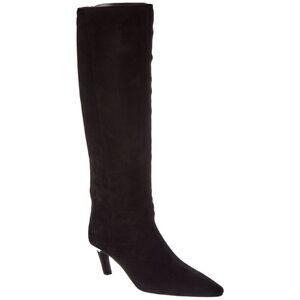 Dune London Siana Suede Boot, Black